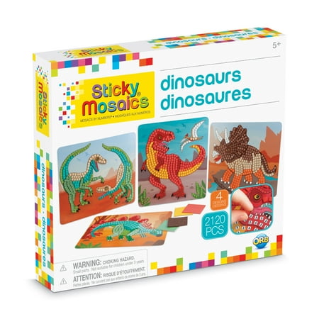 The Orb Factory Sticky Mosaics Dinosaurs Kit
