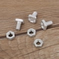 thumbnail image 5 of 200 Pcs M6X12mm Greenhouse Nuts and Bolts Square Bolts Nuts Greenhouse Repair Kit Parts Replacement Garden Supplies, 5 of 7