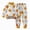 R599-Yellow, variant on NOLDARES Toddler Baby Girl Outfits Long Sleeve Cute Top Pants Set Toddler 2Pcs Fall Winter Clothes Clothing(Yellow,6-12 M)