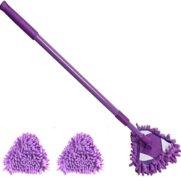 180 Degree Rotatable Adjustable Triangular Cleaning Mop Home Wall Ceiling Floor