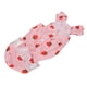 thumbnail image 4 of Chubasquero para perros con capucha, reflectante, transpirable, ligero, con estampado de fresas, para paseos diarios, talla S, 4 of 14