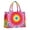 Colorful Tie Dye, variant on Large Capacity Tote Bag,Colorful Tropical Leaf Pattern Handbag Fashion Luxury Tote Bag,15.7"x13"x 5.1" Inches,Laptop Compatible