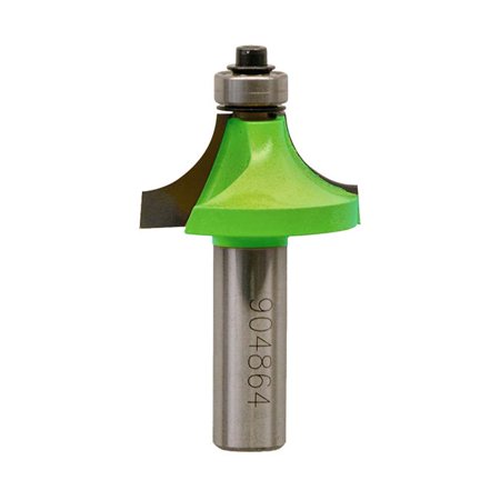 

1.5 x 0.5 in. Shank Decorative Corner Round Professional Router Bit - Recyclable Exchangeable