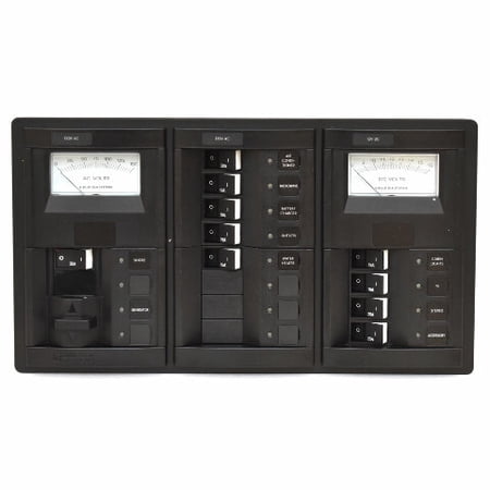 Blue Sea Systems Boat Distribution Panel 414208 | Cobalt 120VAC/12VDC