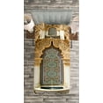 thumbnail image 3 of Ambesonne Moroccan Quilted Bedspread Set 2 Pcs, Vintage Eastern Art, Twin Size, Ivory Pale Brown Blue, 3 of 3