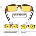 thumbnail image 3 of Gafas de conducción con visión nocturna URUMQI Fit Over, 3 of 7