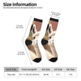 thumbnail image 2 of Pofeuu Cute Alpaca in Daze Print Crew Socks, Adult Running Hiking Socks for Youth and Adult, 2 of 6