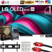 LG OLED83C5PUA 83" C5 OLED evo 4K UHD webOS TV 2025 Bundle with CPS Exclusive 26 Month Protection, 2x HDMI Cable, Wall Mount, Surge Adapter & Deco Gear Complete Home Theater Beginner's Guidebook