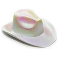 thumbnail image 1 of Vaquero Con Purpurina Brillante, Sombrero De Vaquero Occidental De Caballero Nacarado Colorido Para Halloween, Carnaval Y Navidad Advancent HA046717-01, 1 of 5