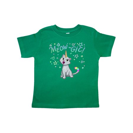 

Inktastic Meow-gic! Unicorn cat Gift Toddler Boy or Toddler Girl T-Shirt