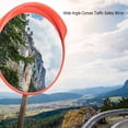 thumbnail image 1 of WIDE ANGLE DRIVWAY TRAFFIC MIRROR CONVEX SAFETY ROUND MIRROR FOR INJURY REDUCTION 130 DEGREE VISUAL ANGLE, 1 of 7