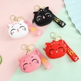 thumbnail image 2 of sweethay Monedero de moda lindo diseño especial cambio monederos conveniente Casual pequeño llavero cartera colgante llaveros almacenamiento Ropa, zapatos y accesorios Miscelánea Rosado sweethay AP014253-02, 2 of 6