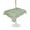White Gray Green, variant on Outdoor Tablecloth with Umbrella Hole for Patio/Picnic/Party/Camping, Green Brown Wildflowers Waterproof Table Cloth Round Cover Washable, Modern Floral Butterfly Plant (Dia 60")