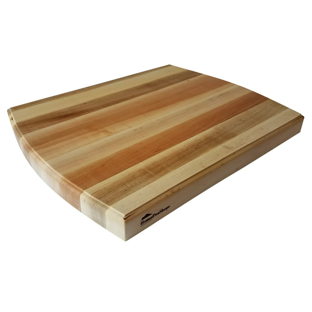 HomeProShops Wood Butcher Block Cutting Board - 1-1/2" x 15" x 19