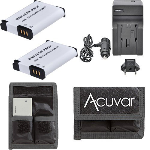 DMWBCM13E Battery/ Charger For Panasonic DMCZS30 TZ40 TZ41 TS5 FT5