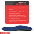 thumbnail image 7 of Inocep Heat-Formable Orthotic Insoles – Full-Length Rigid Arch Inserts for Flat Feet, Low Arches, Cushioning Comfort, Custom Footwear Fit & Daily Wear- Size D (M 8-8.5 / W 10-10.5), 7 of 7