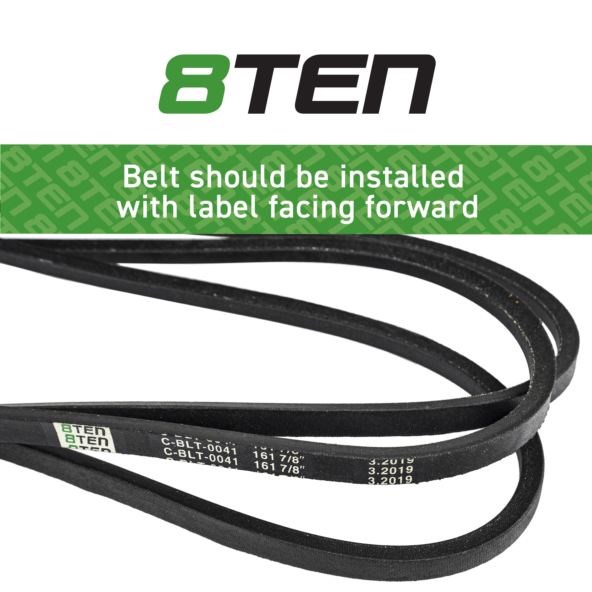 8TEN Deck Belt for Toro Titan ZX4800 117-7325 133-1166 48 inch 810