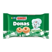 Bimbo Donas Sugared Donuts, 6 twin packs, Sugar Donuts, 11.1 oz Multipack