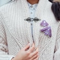 thumbnail image 6 of 4 Pack Vintage Sweater Clips Cape Cloak Clasp Cardigan Clips for Women, Gun-black, 6 of 6