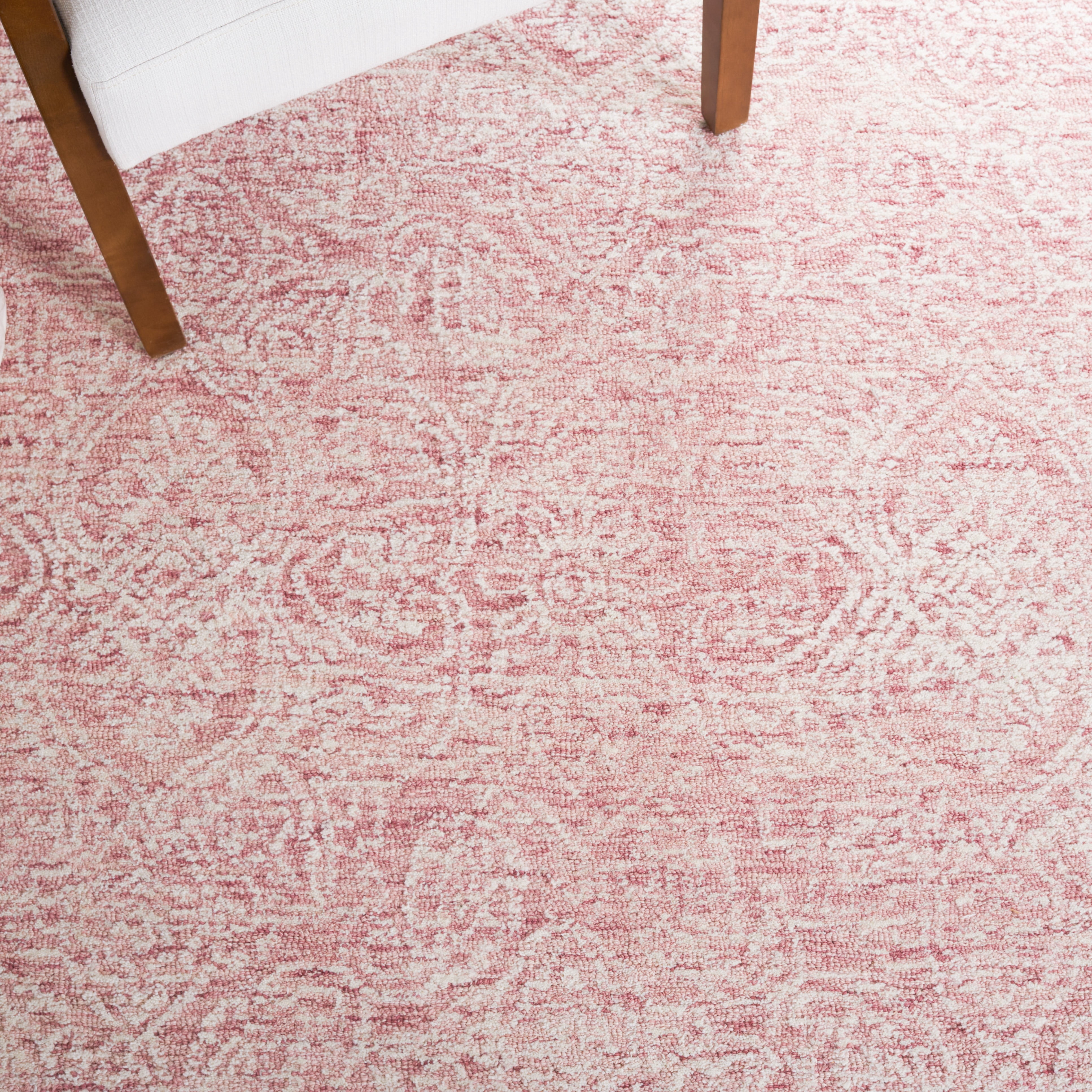 SAFAVIEH Metro Aditi Medallion Runner Rug, Pink/Ivory, 2'3" x 8'