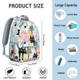 thumbnail image 6 of "Adorable Cat Pattern Backpack - Great Gift for Students, Lightweight School Bookbag for College & Work, Waterproof with Pockets", 6 of 6