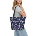 thumbnail image 6 of Bingfone Lilies Flowers Women Shoulder Tote Bags Casual Bag Ladies Shopping Handbag, 6 of 6