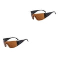 thumbnail image 4 of Sonducket Gafas de sol de marca con estilo y portátiles para hombres y mujeres, gafas de sol ligeras para mujeres, gafas de sol para mujeres, C2-C2- Lente bronceado 2piezas, 4 of 6