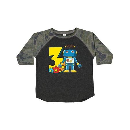 

Inktastic 3rd Birthday Robot Boys or Girls Toddler T-Shirt