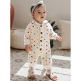 thumbnail image 6 of Miaouyo Infant Baby Boy Girl Winter Romper 0 3 6 9 12 Months Cute Animal Pattern Long Sleeve Hooded Warm Jumpsuit, 6 of 9