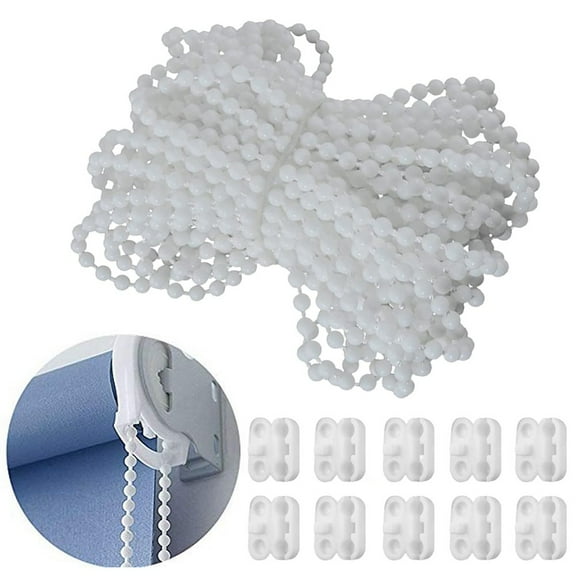 10 Meter Roller Blind Ball Chain Curtain Cord Bead Vertical Roman Control Cord(Blinds & Shades)
