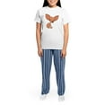 thumbnail image 4 of CafePress - Grumpy Chihuahua Pajamas - Women's Short Sleeve Print T-Shirt and Pants Light Cotton Pajama Set, 4 of 7