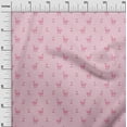 thumbnail image 3 of oneOone Silk Tabby Light Pink Fabric Animal Sewing Fabric By The Yard Printed Diy Clothing Sewing Supplies 42 Inch Wide, 3 of 5