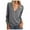 Grey, variant on Vetement Femme ete 2025 Women's Solid Long Sleeve T-Shirts Loose Casual Daily Zipper T-shirt Plus Size Set Shirt Casual Women Summer Striped Tee Women Stripe Shirt Long T Shirts for with Sleeves XXXL