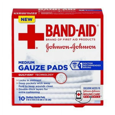 Band-Aid First Aid Gauze Pads Medium (Pack of 14)