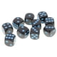thumbnail image 4 of Dados de plástico para juegos de 16 mm, piezas con puntas para el suministro de juegos de rol. Azul negro, 4 of 5