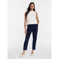 thumbnail image 2 of Time and Tru Women's Tapered Pull on Pants, 27" Inseam, Sizes XS-XXXL, 2 of 5