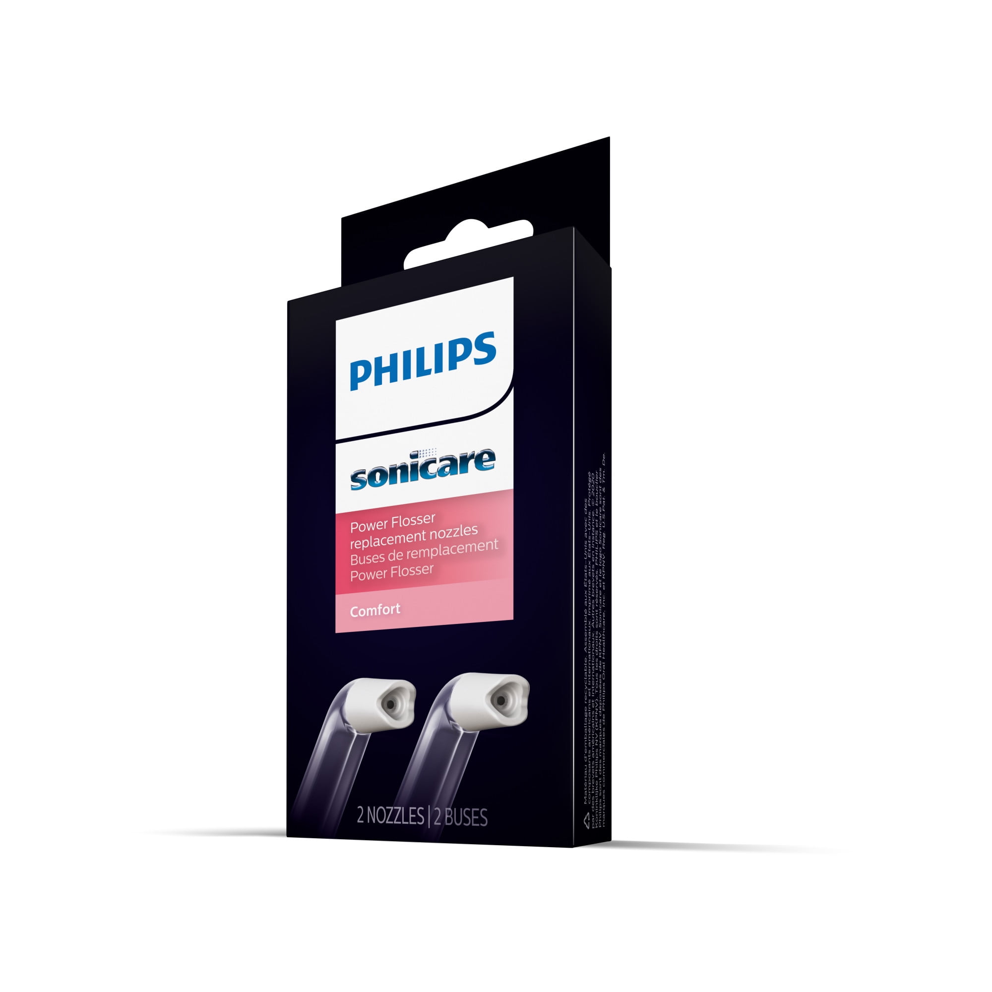 Philips Sonicare Power Flosser Comfort Tips (F2), 2pk, White HX3052/00