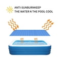 thumbnail image 3 of Blue Solar Pool Covers Swimming Pool Cloths Solar Cover for Home, 3 of 7