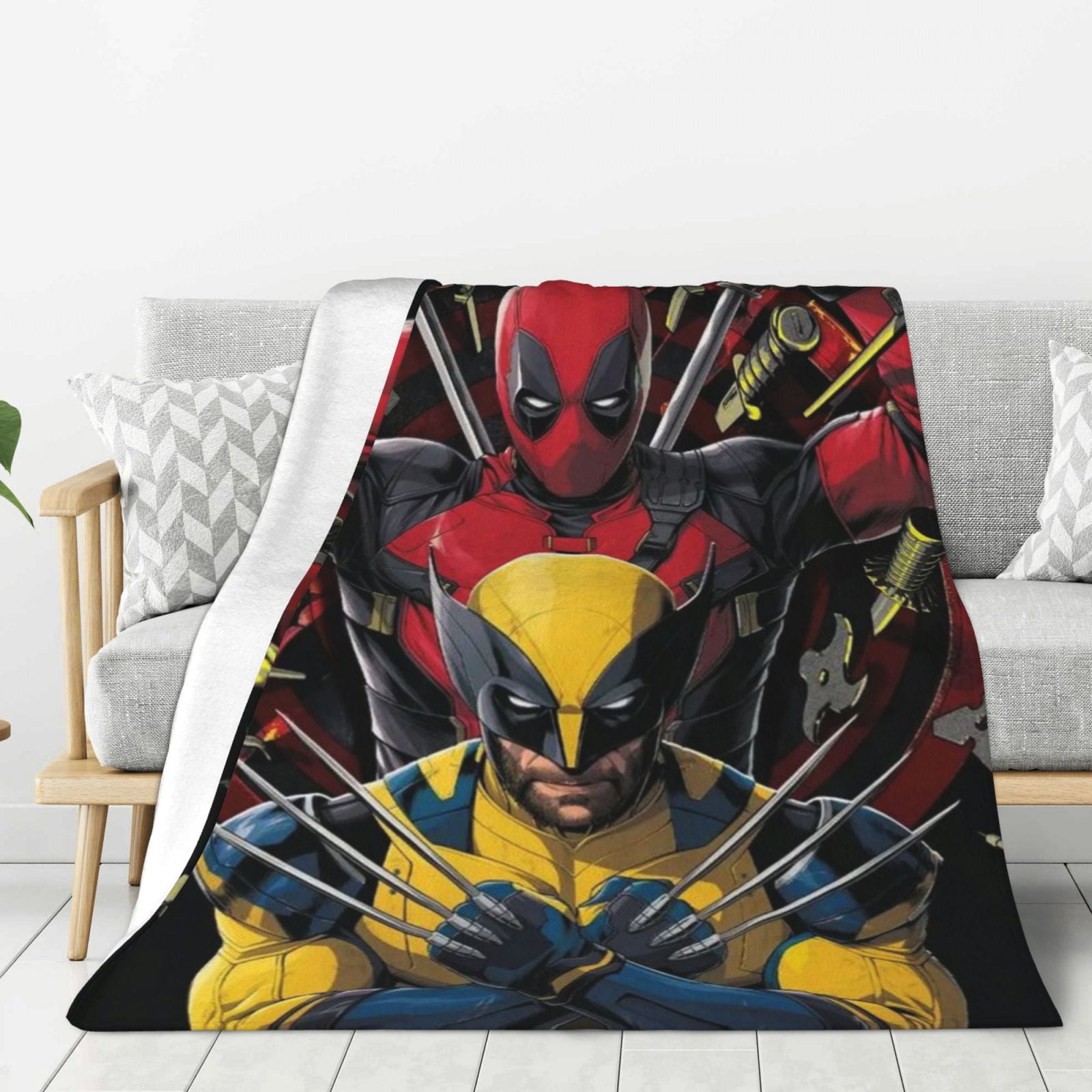 Deadpool blanket walmart sale