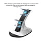 thumbnail image 5 of Controlador de juegos Cargador Dual Docks Gamepad Soporte de carga Gaming Grip Estación de carga rápida Reemplazo para PS5, Blanco Negro Inevent EL004740-01B, 5 of 7