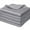 Gray, variant on 5 Pack Glass Cleaning Cloths,Bexikou Microfiber Cloths for Glass,Quickly Clean Windows, Mirrors, Glasses, Cars Screen, Camera, Blue