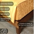 thumbnail image 2 of Smooth Satin BedTite Sheet Set, King, Gold – Wrinkle-Resistant, Deep Pocket, Soft & Secure Fit, 2 of 7