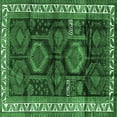 thumbnail image 1 of Ahgly Company Indoor Square Persian Emerald Green Traditional Area Rugs, 4' Square, 1 of 4