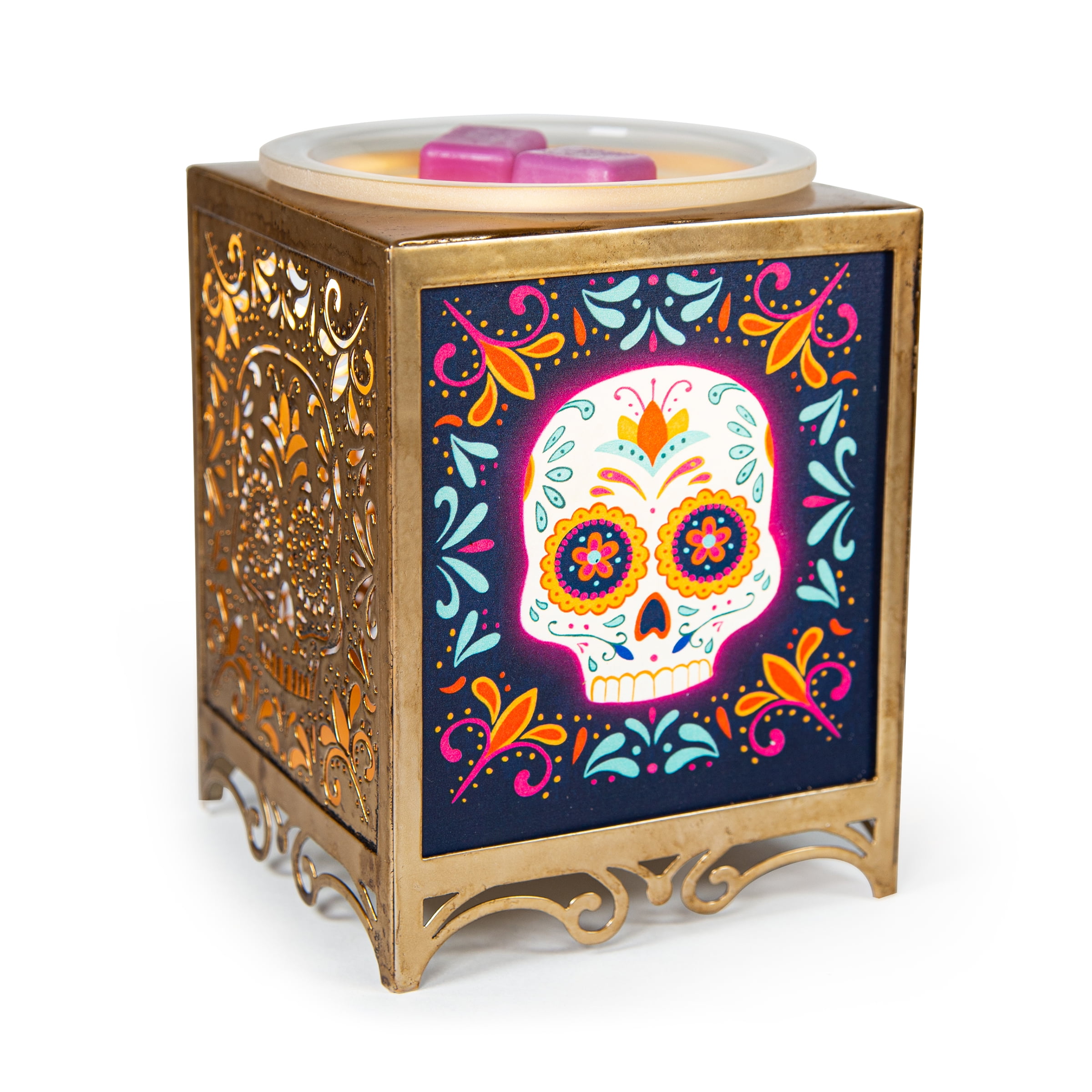 ScentSationals Day of the Dead (Dia de Los Muertos) Full-Size Wax Warmer, Color of Life