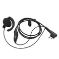 thumbnail image 1 of Walkie Talkie Auricular Intercomunicador Radio bidireccional Auriculares negros Sistema de recepción de audio universal, 1 of 5