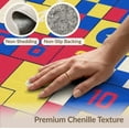 thumbnail image 6 of ODIKA Bedside Abstract Contrast Orderly Spacing Crisp Storybook Hopscotch for Home Office, Gaming Room, Under Desk, Non-Slip Chair-Friendly, 6 of 7