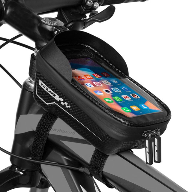 Bolsa de marco frontal para teléfono de bicicleta, tubo superior impermeable para bicicleta, carcasa GUB Alforja de bicicleta