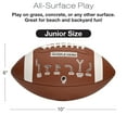 thumbnail image 6 of Xcello Sports Huddle Hero Junior Football 2-Pack w/ Pump (Black and Brown) - XS-FB-JRHH-1, 6 of 6