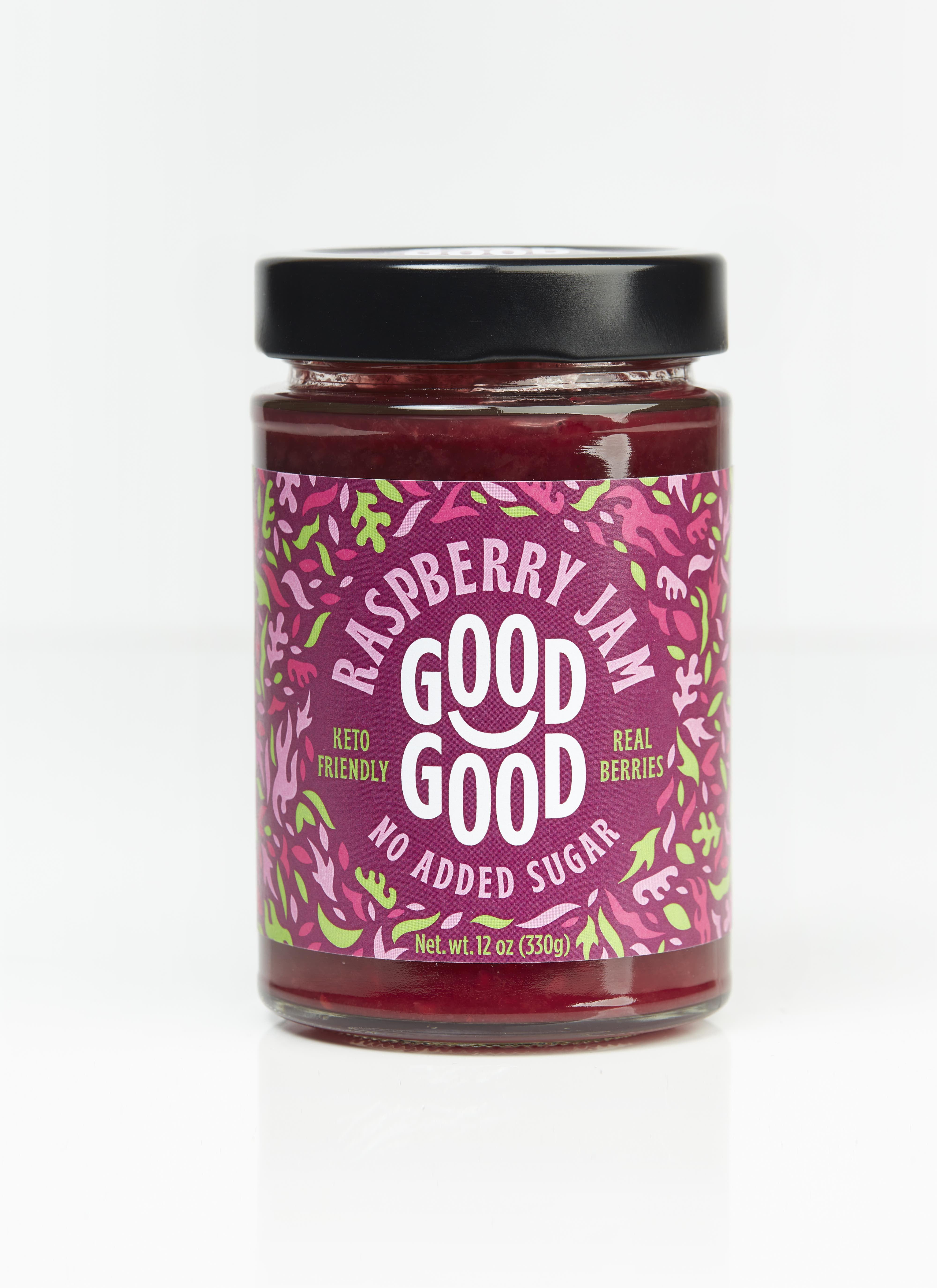 Good Good Keto Friendly Sweet Raspberry Jam, 12oz