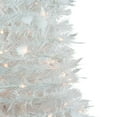 thumbnail image 4 of Northlight 6' Pre-Lit White Tinsel Pop-Up Artificial Christmas Tree, Clear Lights, 4 of 5